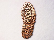 Follow My Tracks - Antique Copper Finish - New Unactivated Geocoin