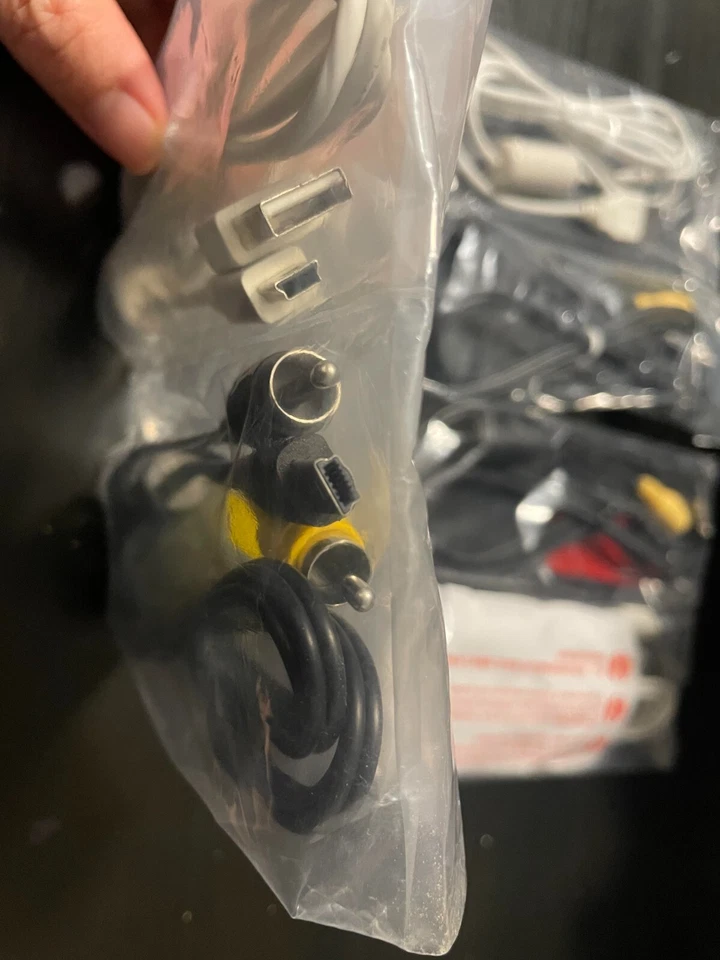 GENUINE CANON Sync Data USB Cable Cord & AV Cable Cord - Canon PowerShot NEW X3 - Image 2 of 2