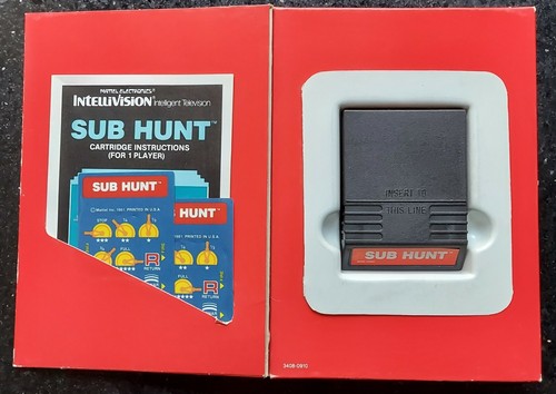 Sub Hunt - Mattel Intellivision - Boxed & Complete! - Picture 2 of 2