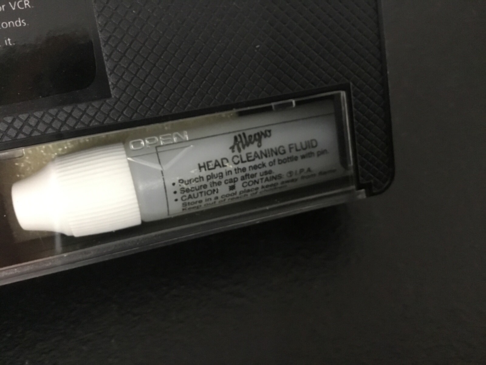 VCR/Camcorder Head Cleaner Wet Type VHS Tape eBay