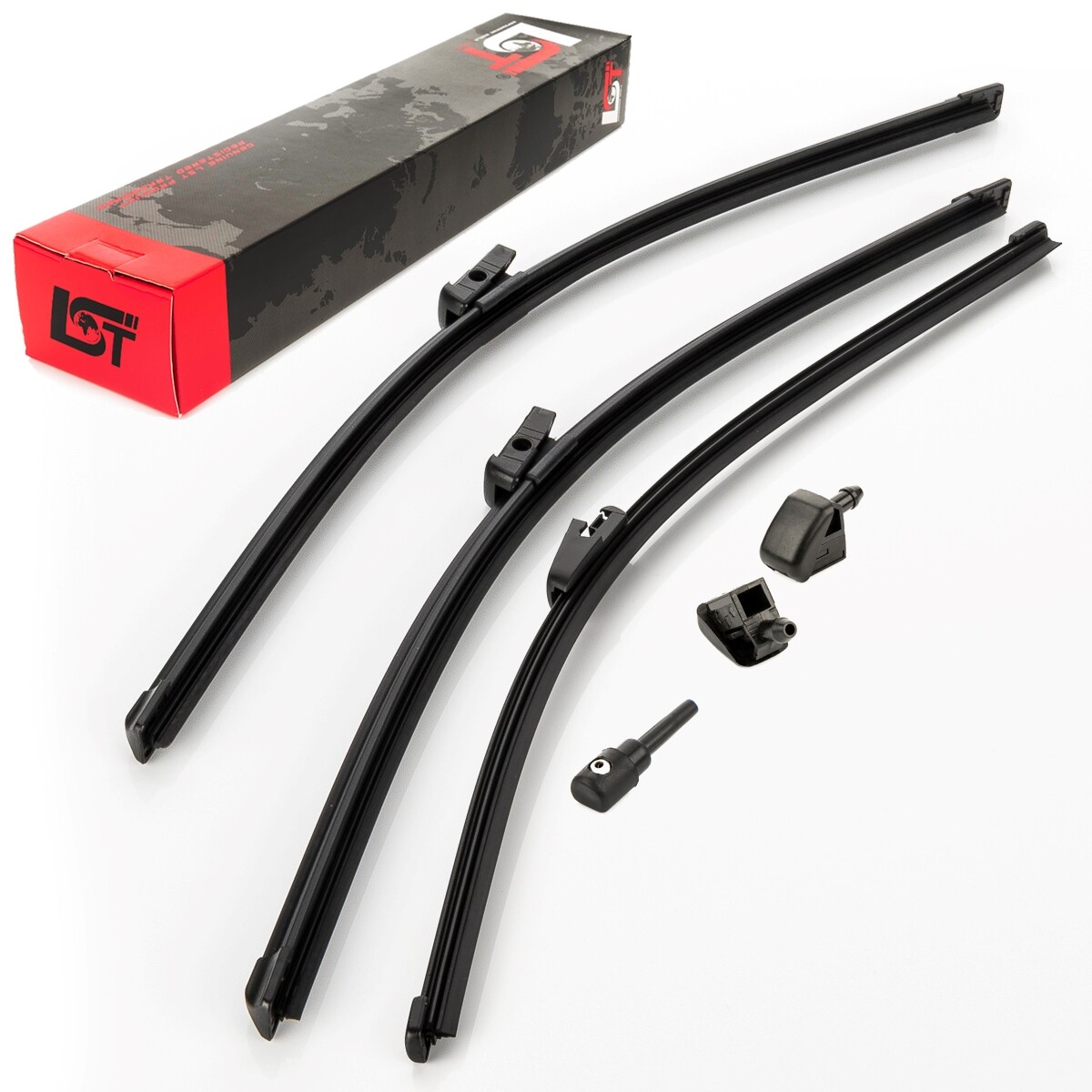 Windshield Wiper Blade Set Front + Rear for SKODA FABIA ESTATE up to 05/13