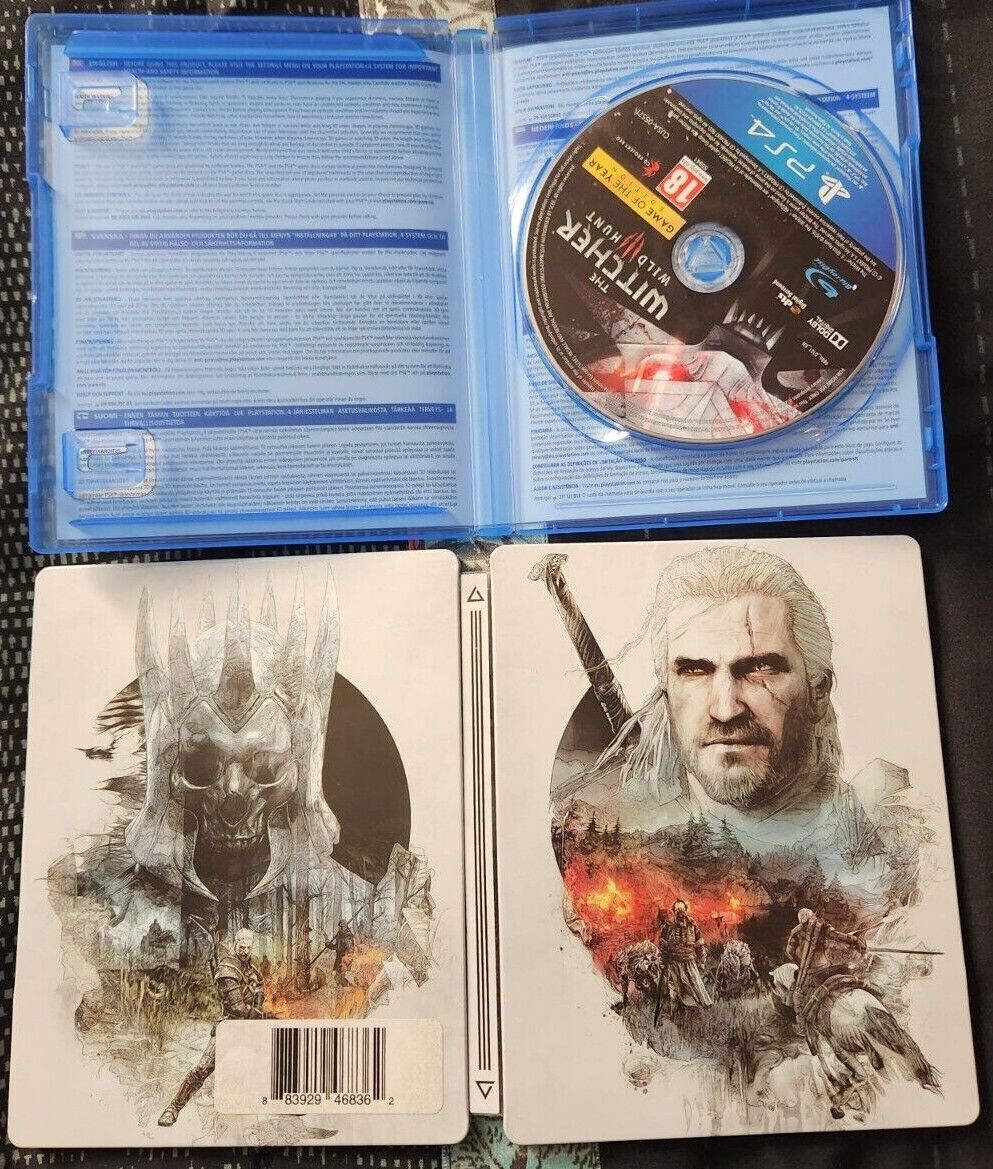 The Witcher 3 III Wild Hunt GOTY Game of the Year Edition PS4 Complete