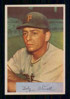 1954  BOWMAN  BASEBALL  # 123  TOBY ATWELL    18677