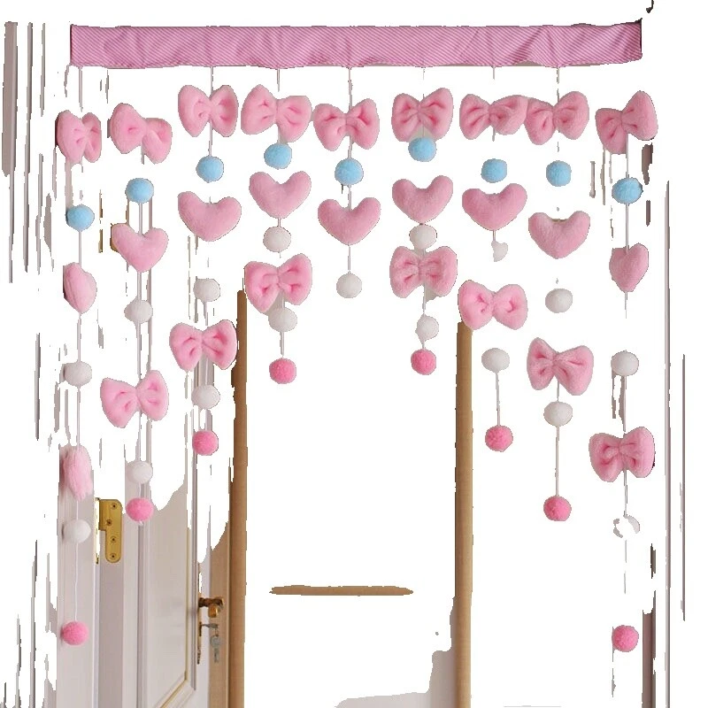 Corazones de poliéster Cortinas de Ventana Puerta