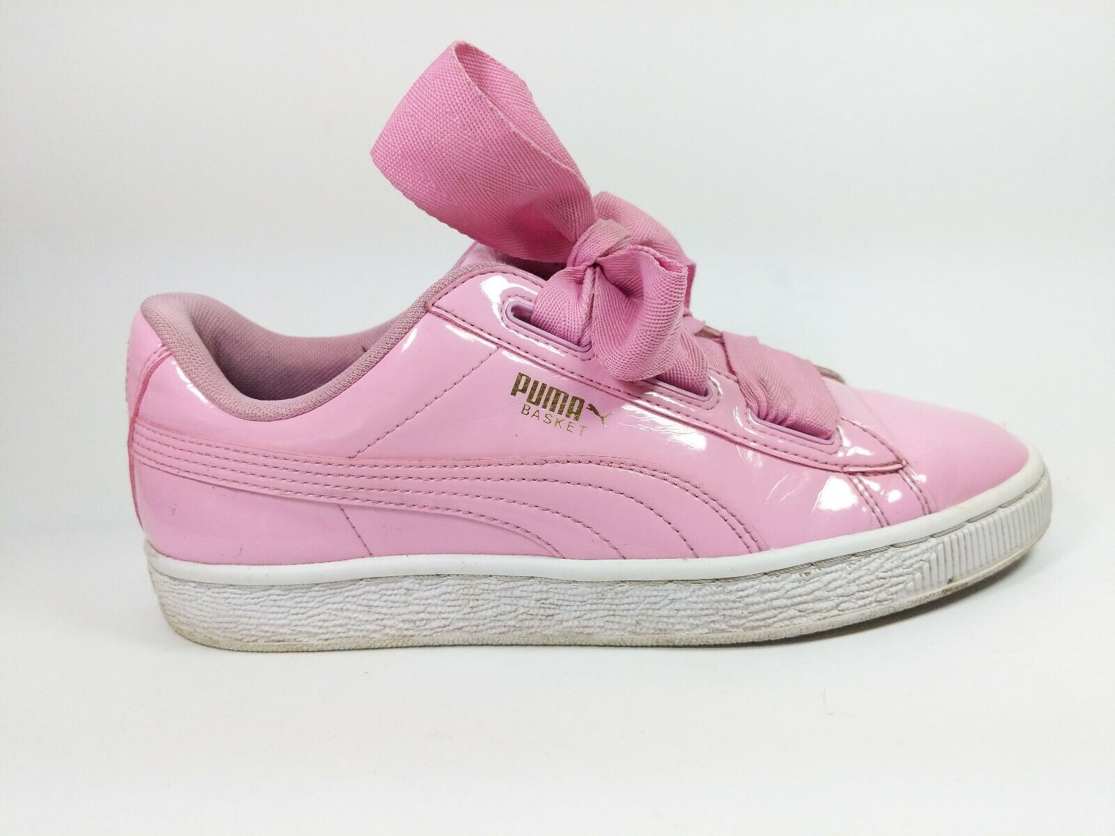 Puma Basket Pink Patent Leather Trainers 5 Eu 38 | eBay