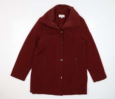 Gray & Osbourn Damen rot gefütterte Jacke Mantel Größe 12