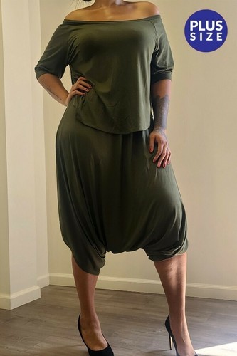 Women's ILLORD Calf Length Harem Set - 第 2/6 張圖片