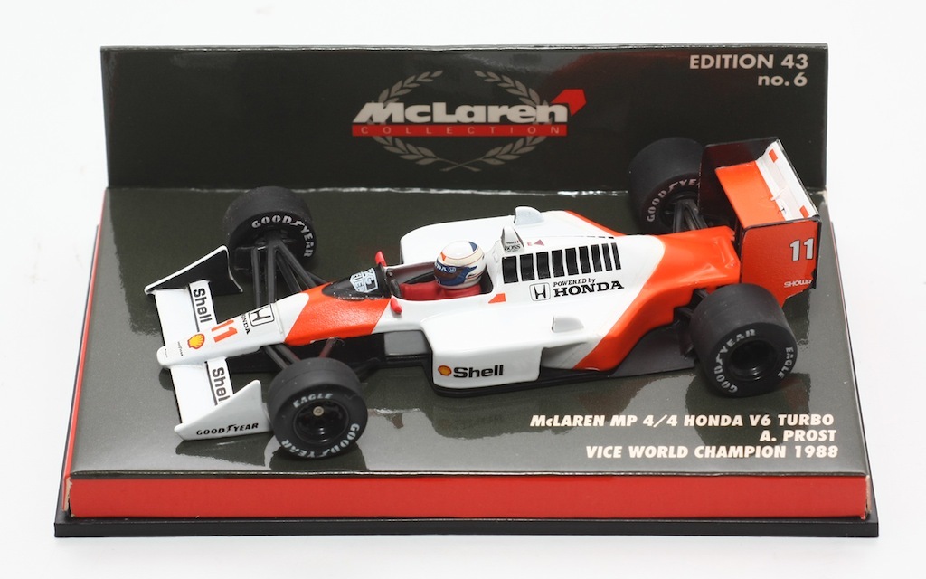 ミニカー MCLAREN MP4/4 HONDA V6 TURBO 1984 MINICHAMPS MCLAREN MP4-4 HONDA V6TURBO ALAIN PROST VICE