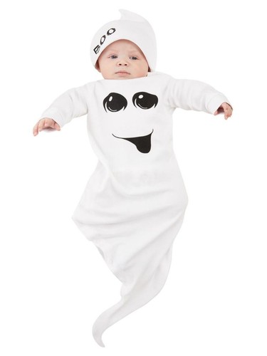 Babies Halloween Costumes Baby Witch Ghost Pumpkin Fancy Dress 3-12 Months - Picture 4 of 21