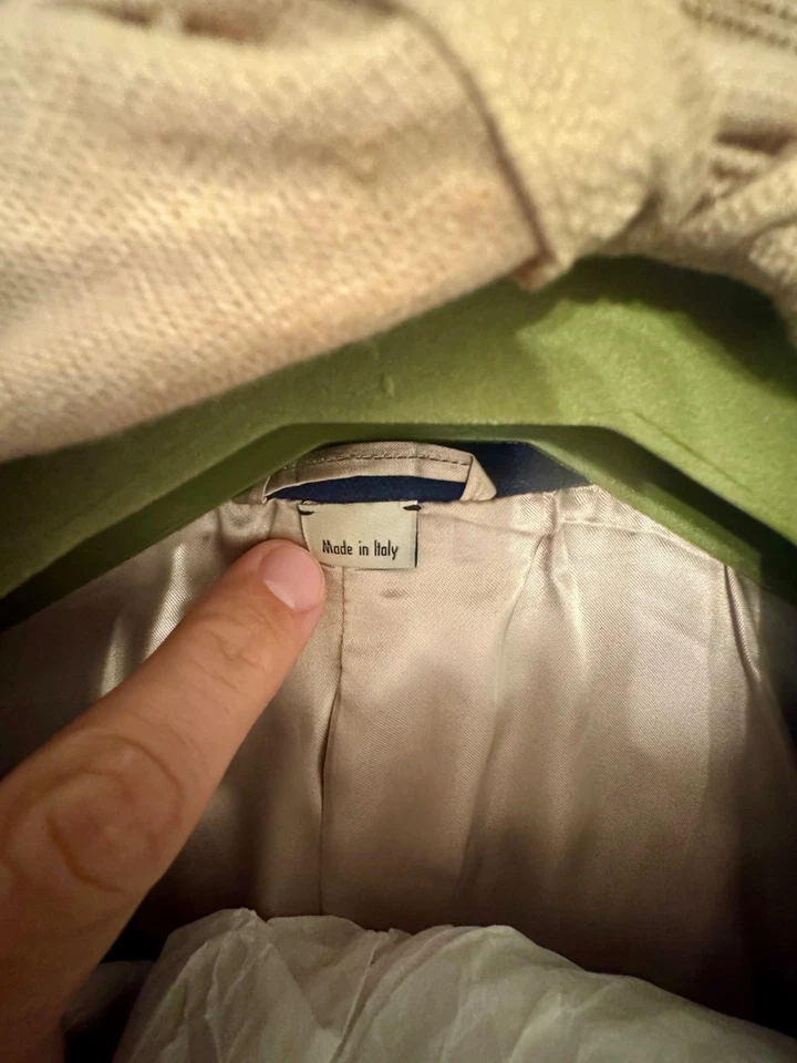 Chaqueta de cena Gucci Peak solapa azul terciopelo Foto 4 de 4