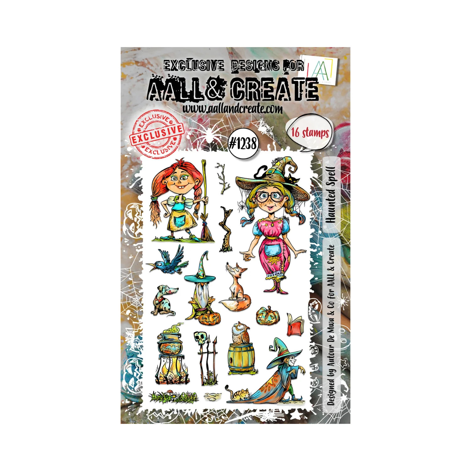 AALL & CREATE #1238 - A6 Stamp Set Haunted Spell