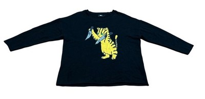 Iron Fist Women's Knitted Sweater Killer Cat W/ Knives Black Sz 2XL Embroidered