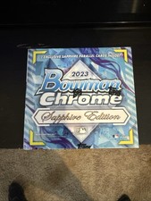 2023 Bowman Chrome Sapphire Edition MLB Baseball Factory Sealed Box
