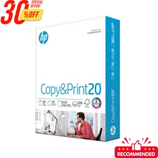 HP Printer Paper | 8.5 x 11 Paper | Copy &Print 20 lb | 1 Ream Case - 500 Sheets