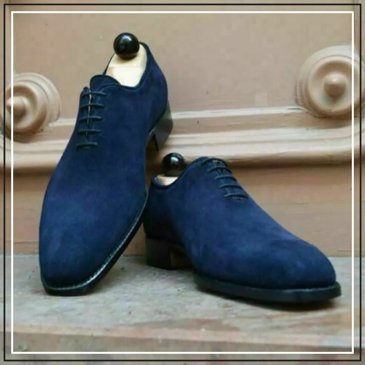 Mens suede Blue Leather shoes Laceup Handmade Casual shoes suede leather shoes
