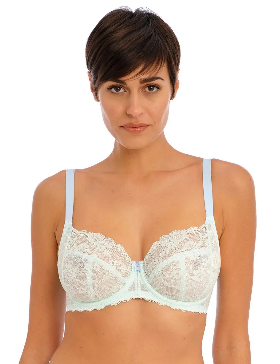 Side Support Bra Freya Offbeat Underwired 5451 Pure Water Lingerie