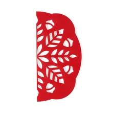 Talisman Designs Pie Top Cutter for 10 inch Pies, Autumn, Red