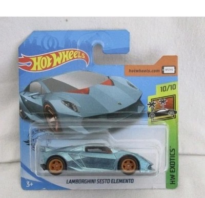 Hot Wheels 2020 Super Treasure T-Hunt $ Lamborghini Sesto Elemento Short Card!!!