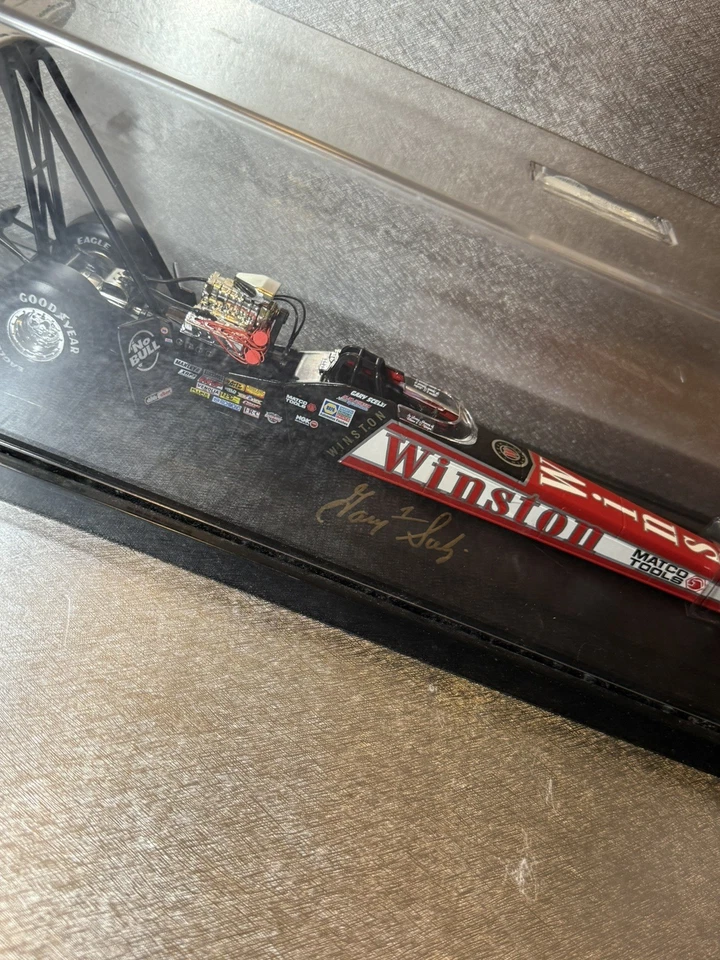 Gary Scelzi Winston 2001 1:24 Diecast Dragster con estuche autografiado Foto 3 de 3