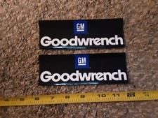 Lot Of 2 Gm Goodwrench Racing Decals Stickers Nascar Nhra 2x8 Zz Ls Earnhardt