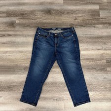 Torrid Perfect Boyfriend Ankle Vintage Stretch Dark Wash Jeans