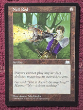 RARE Null Rod - Weatherlight - MTG Magic the Gathering *NM* Never Played