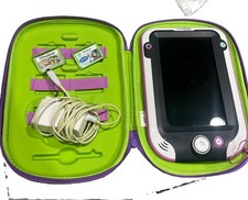 Leap Frog LeapPad Ultra Kids Learning Tablet Purple / With Case / Cord/ 2 Games