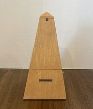 Seth Thomas Wood Metronome Wind Up Musical Timer
