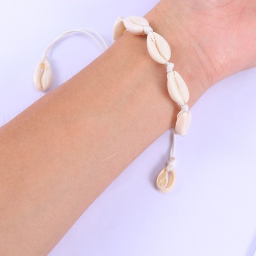 White Shell Bracelet Women's Jewelry Beach for Bohemian Beads Bangle - Bild 5 von 12