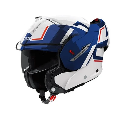 Casque Airoh Mathisse II Genius Blanc Bleu Rouge Brillant TAILLE XS S M L XXL 3X - Photo 1/2