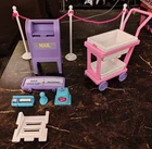 Vntg 90s Barbie So Much To Do Post Office Playset pieces and accessories Lot