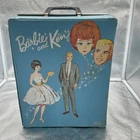 1964 Vintage BARBIE and KEN Doll Carrying Case by Mattel - Double Cover