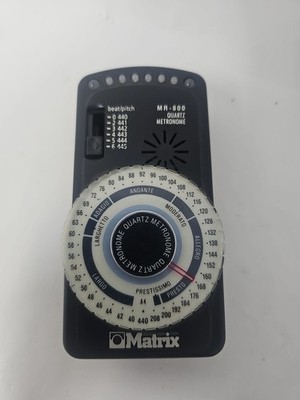 Matrix MR-800 Quartz Metronome w/ LED Pendulum Simulation & Down Beat Accent