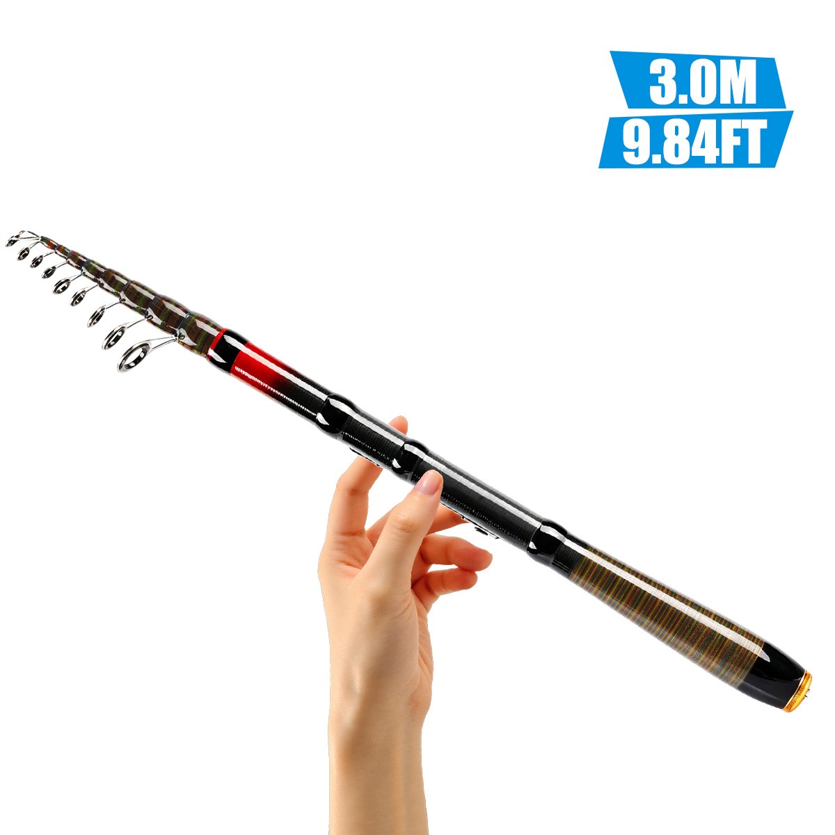 carbon fiber telescopic fishing rod FINNECT a motorcycle pannier Carbon Fiber Telescopic Fishing Rod