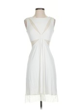 BCBGMAXAZRIA Women White Cocktail Dress XXS