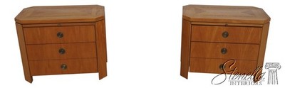 72117: Pair Of BAKER Charles Pfister Primavera 2 Drawer Nightstands