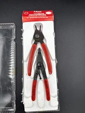 MILBAR USA External & Internal Retaining Snap Ring Pliers 5  1/2" Set of 2