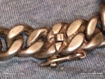 Vintage 1950s Heavy NAPIER Sterling Silver ID Bracelet - 