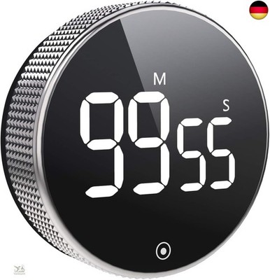 Vabaso Digital Kitchen Timer, Küchentimer Magnetisch, Eieruhr, Kurzzeitwecker,