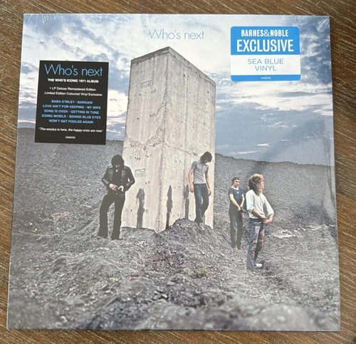 The Who "Who's Next" Remastered Ltd Edition Sea Blue Colored Vinyl Sealed NEW