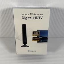 WAVEMAX Indoor TV Antenna  Digital HDTV  4K Ultra HD & 1080P Full HD SEALED