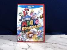 Super Mario 3D World Nintendo Wii U Not For Resale Red Case 2013