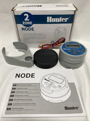 READ Hunter Node-200 2-Station Battery-Operated Controller Automatic Irrigation