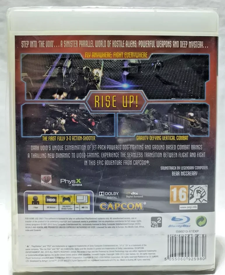 Dark Void Playstation 3 New Factory Sealed - Image 2 of 4