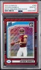 2024 PANINI DONRUSS OPTIC PREVIEW-RED WAVE #389 JAYDEN DANIELS PSA 10
