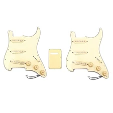SSS Loaded Pickguard Alnico V Pickup Back Cover Plate for Stratocaster Strat ST