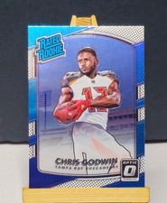 2017 Donruss Optic #155 Chris Godwin RC Tampa Bay Buccaneers Rated Rookie Card. rookie card picture