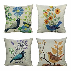 All Smiles Outdoor Patio Throw Pillow Covers Case Birds ... All Smiles Outdoor Patio Throw Pillow Covers Case Birds ... on Patio Cover Decorating Ideas id=27056