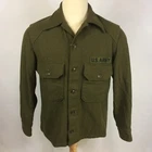 Vintage 1950s Korean War Wool Military Army Uniform Jacket Shirt Winter Work M