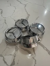 4pcs Mercedes Benz Maybach C63s E63s CLS63s AMG 60mm Chrome Center Caps Screw On